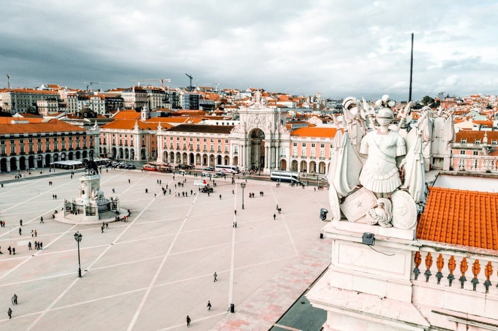 lisbon cityscape for digital nomad